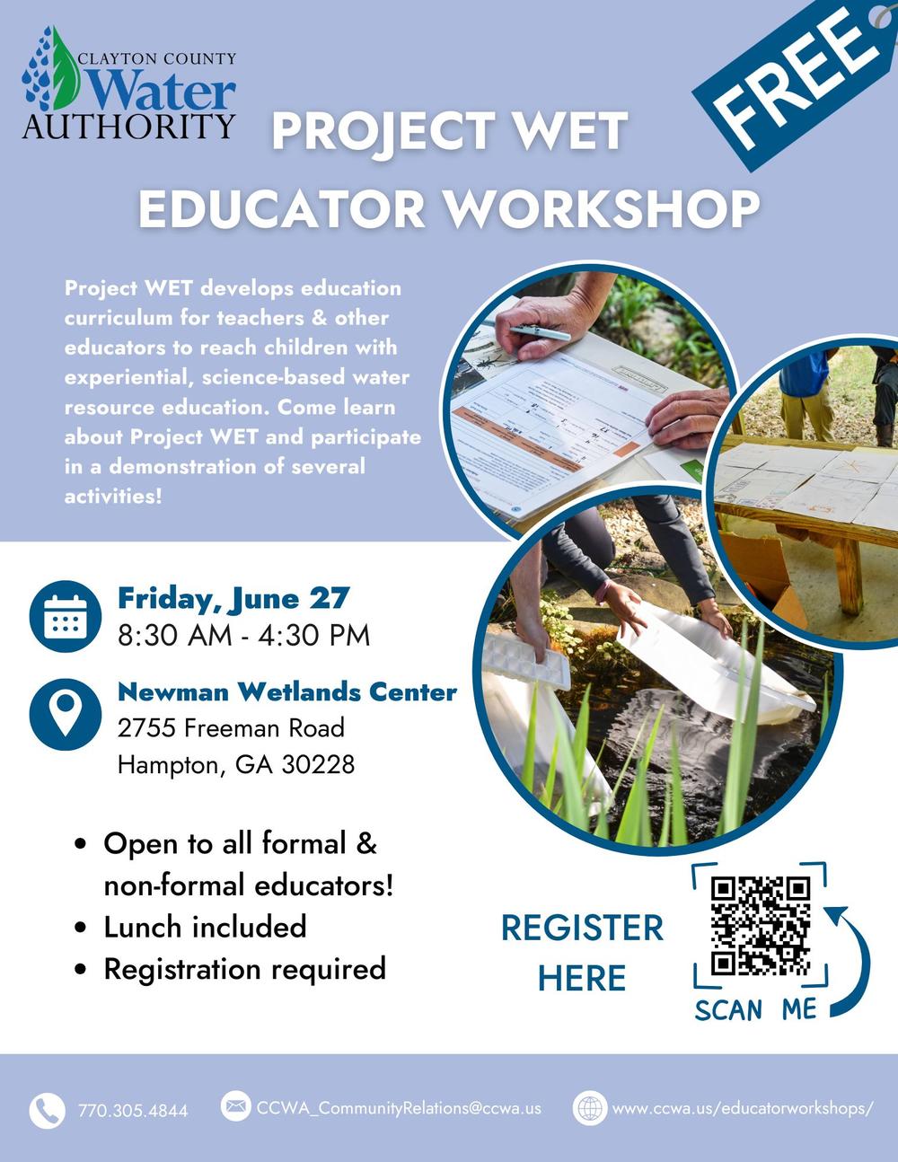 WET Educator Workshop Flyer 6.27.25